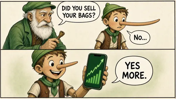 YES MORE meme: sell your bags?